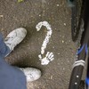 question mark hand